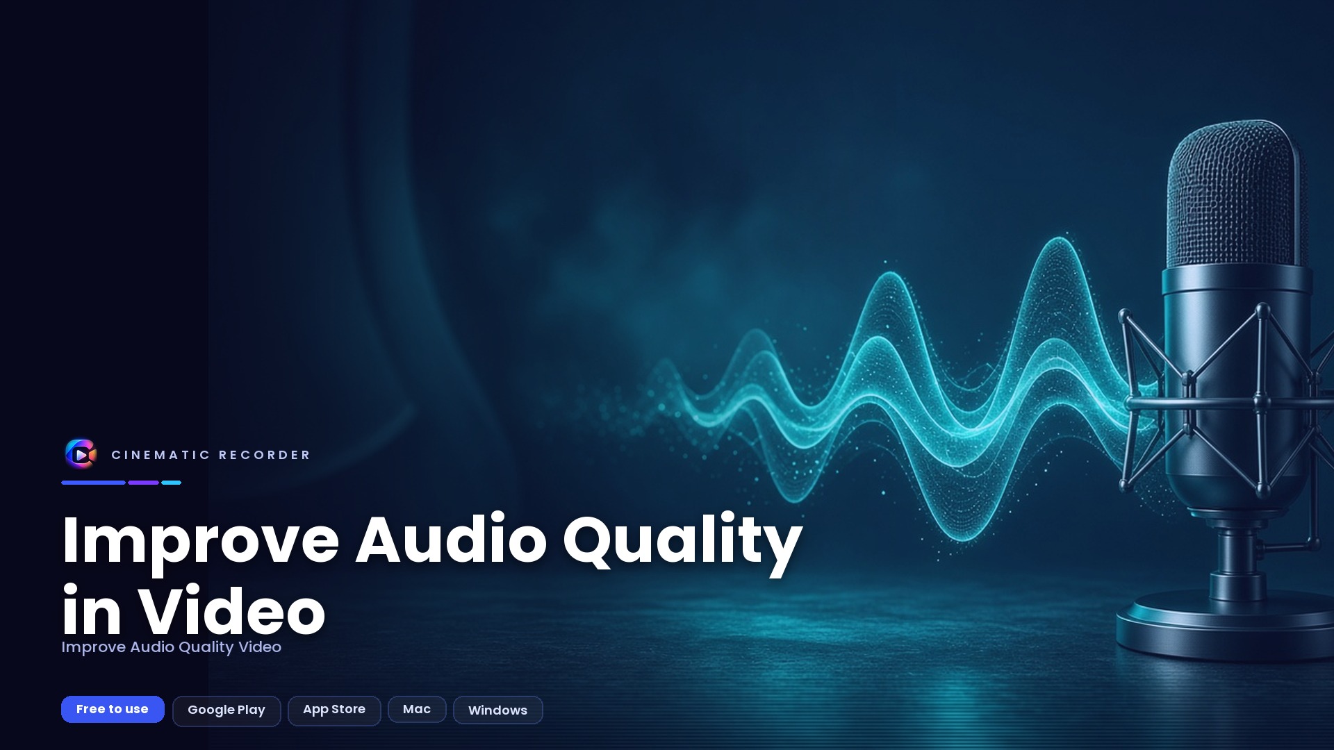 improve audio quality video