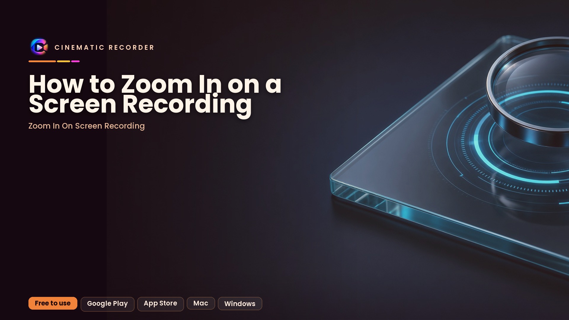 zoom in on screen recording