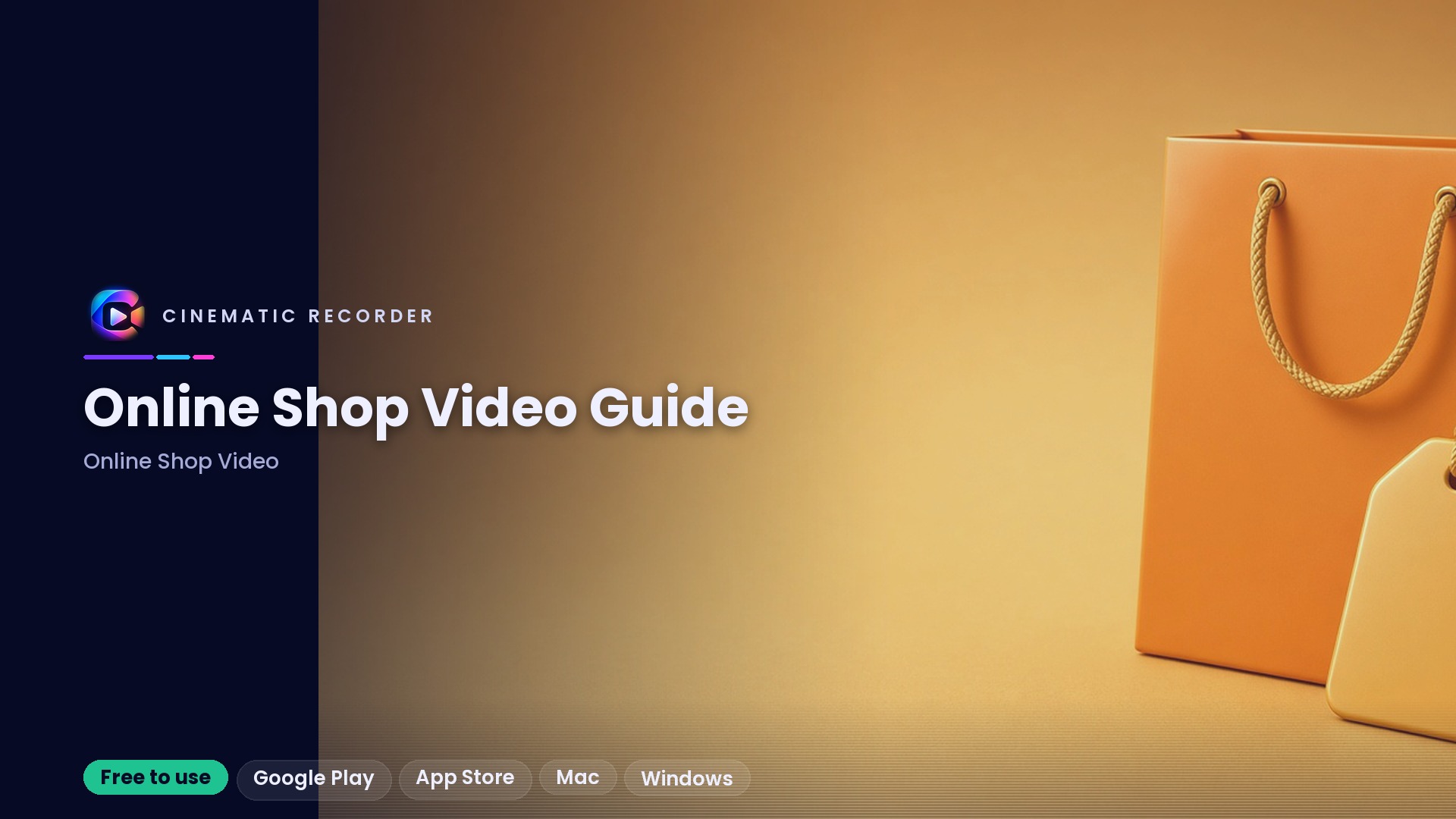 online shop video