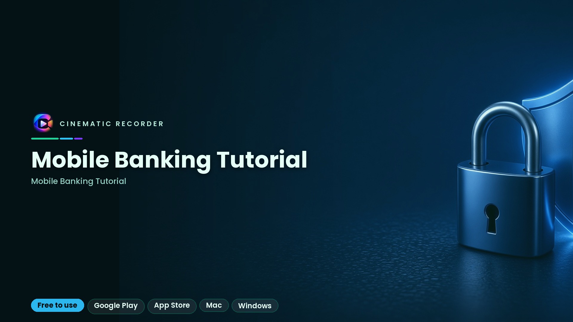 mobile banking tutorial