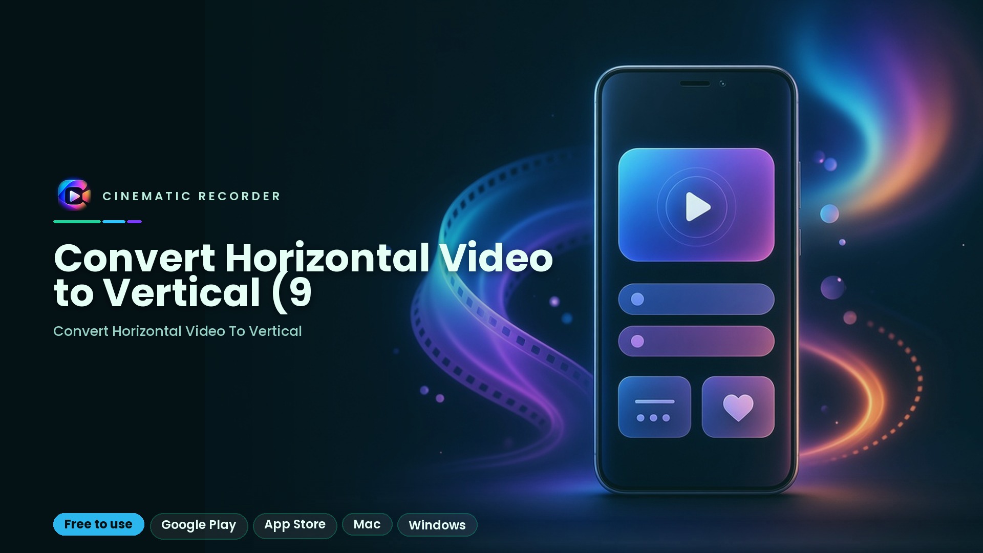 convert horizontal video to vertical